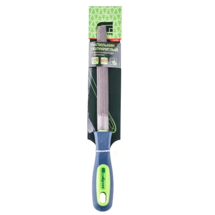 Напильник 150 мм полукруглый двухкомпонентная рукоятка №2 Сибртех 16324 купить в Челябинске