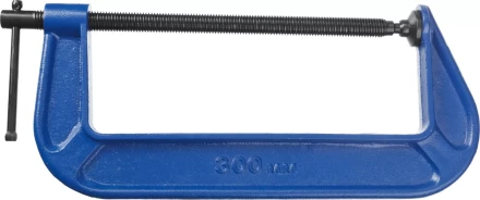 Струбцина  ЗУБР &quot;ПРОФЕССИОНАЛ&quot; тип &quot;G&quot;, корпус - ковкий чугун. 300мм 32245-300_z01 купить в Челябинске