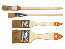 Набор кистей 4 шт. (плоские 3/4" 1/5" круглые №1,№2. ) SPARTA 841135