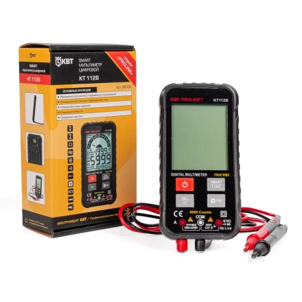 Мультиметр цифровой КВТ SMART KT 112В с True RMS (86326) купить в Челябинске