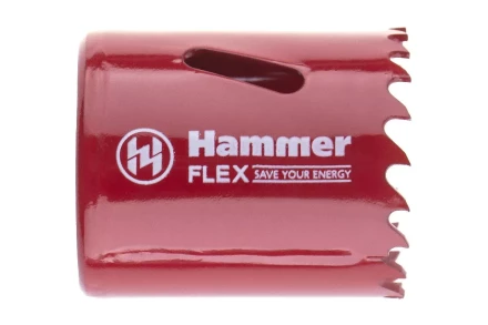 Коронка биметаллическая HAMMER Ф38х38мм 5/8&quot; BiMETALL (224-008) купить в Челябинске