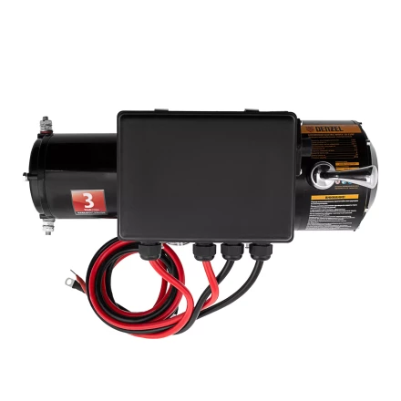 Лебедка автомобильная электрическая Denzel 52022 LB-2200, 2.2 т, 3.3 кВт, 12 В купить в Челябинске