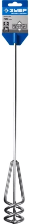 ЗУБР &quot;ПРОФЕССИОНАЛ&quot;. Миксер для песчано-гравийных смесей, шестигранный хвостовик, оцинкованный, на подвеске, 40х400 мм 06033-04-40_z02 купить в Челябинске