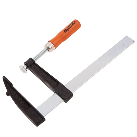 Струбцина F-образная Sparta, 200 х 80 х 260 мм, 204275 купить в Челябинске