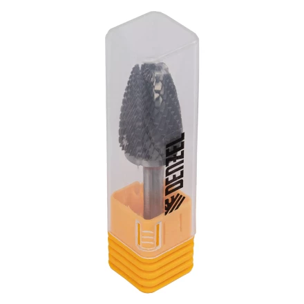 Борфреза по металлу твердосплавная Denzel, параболическая, тип-F, 16 мм 72046 купить в Челябинске