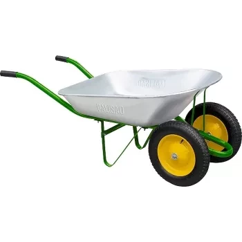Тачка садовая два колеса грузоподъемность 170 кг объем 78 л PALISAD 689223 купить в Челябинске
