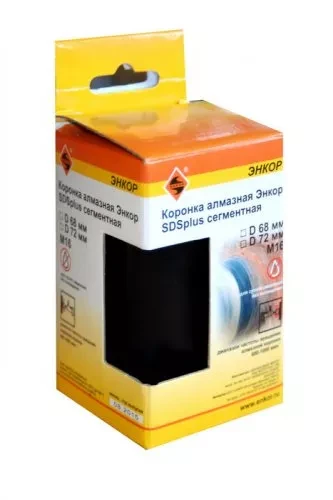 Коронка алмазная SDSplus ф72 мм м16 Энкор 48282 купить в Челябинске