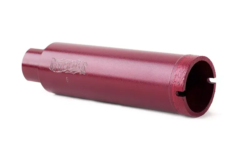 Сегментная алмазная коронка MESSER REDLINE по граниту диаметр 35 мм длина 100 мм купить в Челябинске