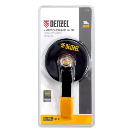 Клемма заземления магнитная для сварочных работ 65 LB Denzel 97558 купить в Челябинске