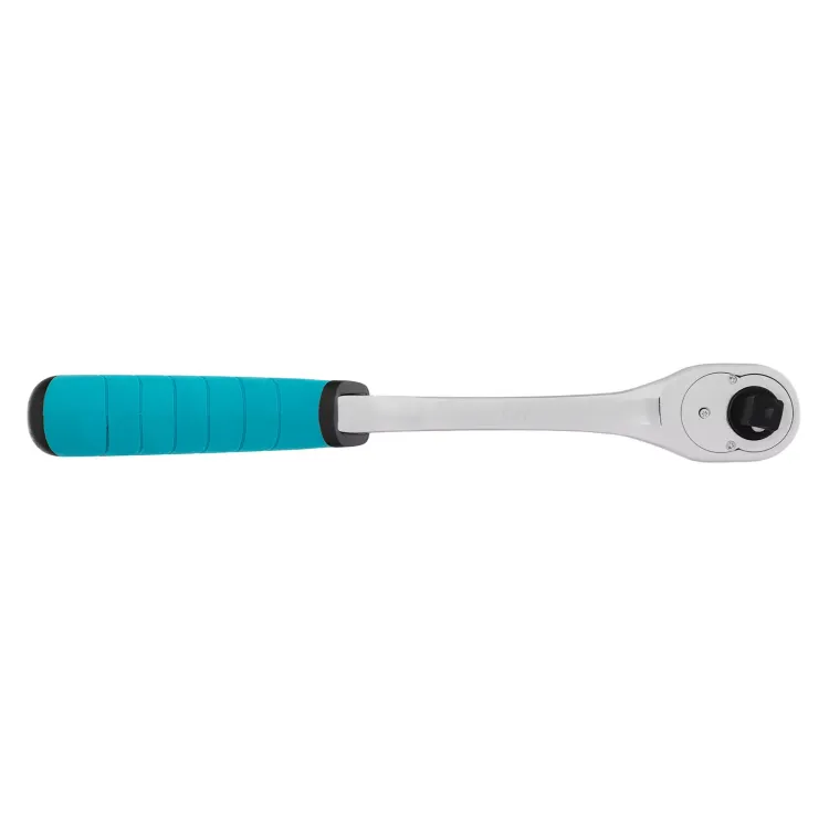 Ключ-трещотка 1/2" Gross 14055, CrV, 90 зубьев, усиленный, хром купить в Челябинске