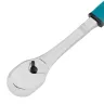 Ключ-трещотка 1/2" Gross 14055, CrV, 90 зубьев, усиленный, хром купить в Челябинске