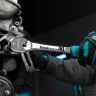 Ключ-трещотка 1/2" Gross 14055, CrV, 90 зубьев, усиленный, хром купить в Челябинске