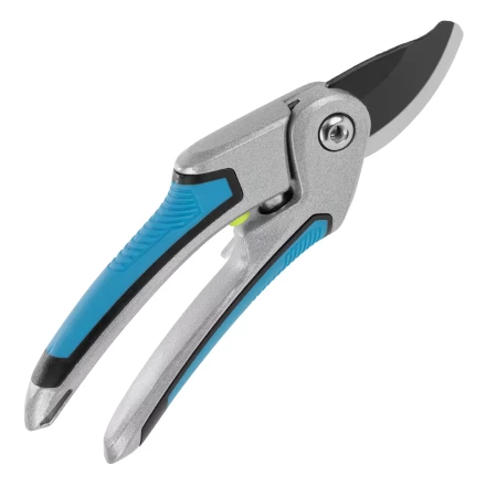 Секатор прямого реза  Palisad, 215 мм, регулировка захвата, трехкомпонентные рукоятки, LUXE, 60460 купить в Челябинске