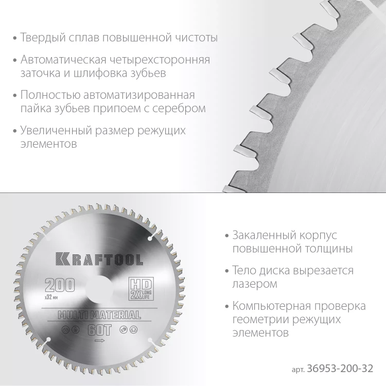 Диск пильный Multi Material, повышенный ресурс 36953-200-32 купить в Челябинске