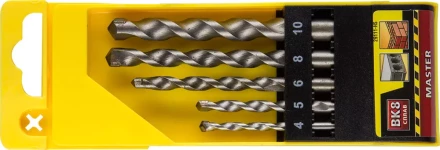 Набор STAYER Сверла &quot;MASTER&quot; по бетону, 4; 5; 6; 8;10мм, 5шт 29111-H5 купить в Челябинске