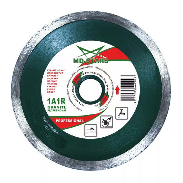 Диск алмазный GRANITE PROFESSIONAL MD-STARS 180*1,4*10*25,4 mm купить в Челябинске
