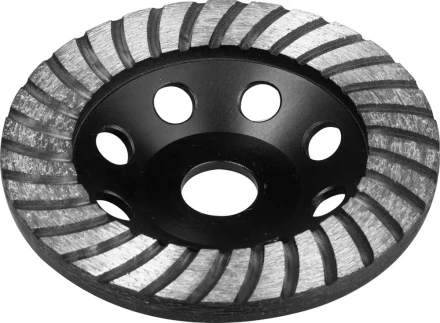 Чашка ЗУБР алмазная сегментированная, высота 22,2мм, 125мм 33371-125 купить в Челябинске