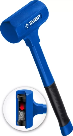 ЗУБР БМО, 57 мм, 1350 г, безынерционный молоток, Профессионал (2049-1350) купить в Челябинске