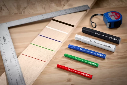 ЗУБР МК-800 синий, 2-8 мм клиновидный маркер-краска (06327-7) купить в Челябинске