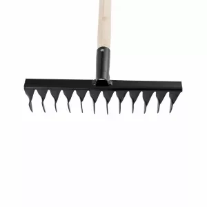 Грабли 12-зубые,320мм,с черенком,витые СИБРТЕХ 61744 купить в Челябинске