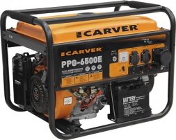 Генератор бензиновый CARVER PPG- 6500Е LT-188F