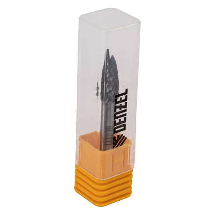 Борфреза по металлу твердосплавная Denzel, параболическая заостренная, тип-G, 8 мм, 72047 купить в Челябинске