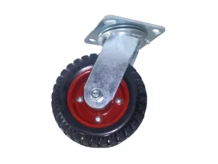 Колесо большегрузное поворотное PS 250 250 мм резина с протектором (N) 1046497 купить в Челябинске