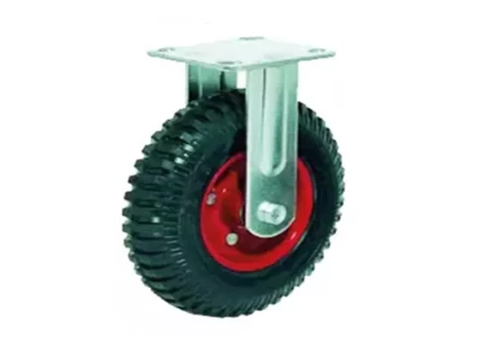 Колесо литое резиновое 160 мм PF160 с протектором и кронштейном 1031460 купить в Челябинске