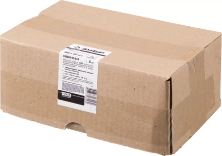 Болт ЗУБР &quot;МАСТЕР&quot; с шестигранной головкой, ГОСТ 7798-70, класс прочности 5.8, оцинкованный, M5x40мм, 5кг 303080-05-040 купить в Челябинске