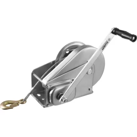 Лебедка ручная барабанная ЗУБР &quot;ПРОФЕССИОНАЛ&quot;, подъемная, тросовая, 1.3т, 8м 43117-1.3 купить в Челябинске