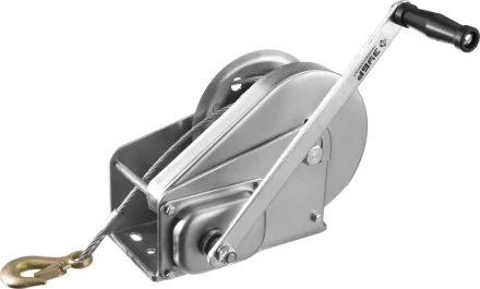 Лебедка ручная барабанная ЗУБР &quot;ПРОФЕССИОНАЛ&quot;, подъемная, тросовая, 1.3т, 8м 43117-1.3 купить в Челябинске