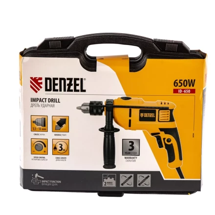 Дрель ударная ID-650 Denzel 26304 купить в Челябинске
