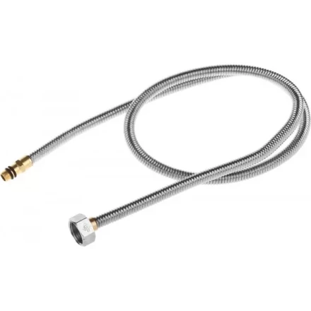 Подводка ЗУБР &quot;ЭКСПЕРТ&quot; сильфонная из нержавеющей стали, для смесителя, укороченная, г/ш (гайка-штуцер), 1/2&quot;, 1,0м 51012-100 купить в Челябинске