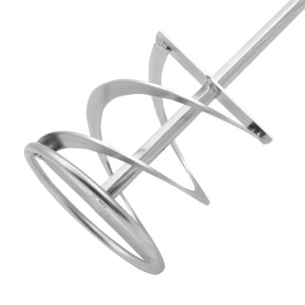 Миксер для красок и штукатурных смесей Denzel, 100 х 600 мм, оцинкованный, шестигранный хвостовик 10мм, 848457 купить в Челябинске