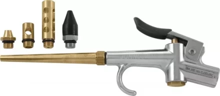 Пистолет продувочный  JAT-6904S с насадками 5 предметов  до 10 бар  Jonnesway 49737 купить в Челябинске