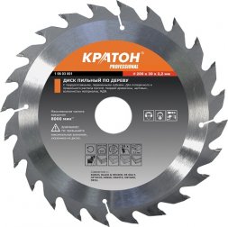 Диск пильный по дереву Кратон PROFESSIONAL 400х2,2х3,2х60Тх50 1 06 03 021