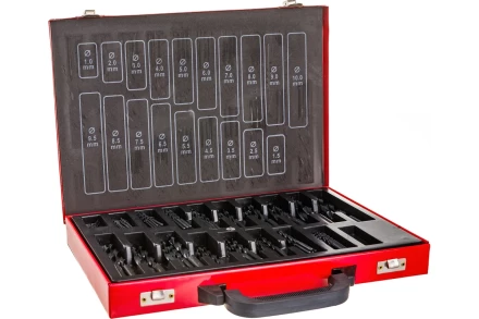 ЗУБР 170 шт, (1-10 мм), сталь Р4М2, класс В, мет.бокс, по металлу (29605-H170) купить в Челябинске