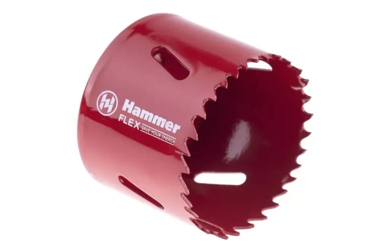 Коронка биметаллическая HAMMER Ф57х38мм 5/8" BiMETALL (224-011) купить в Челябинске