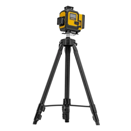 Лазерный уровень мультипризменный DLV 360-4T, 30 м, зеленый луч, Li-Ion 2,4 Aч, штатив// Denzel 350815 купить в Челябинске