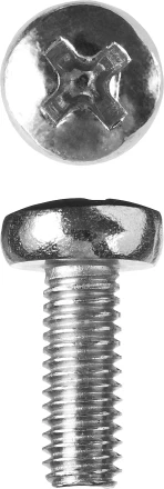 Винт ЗУБР &quot;МАСТЕР&quot; DIN 7985, класс прочности 4.8, оцинкованный, M6x16мм, 5кг 303150-06-016 купить в Челябинске