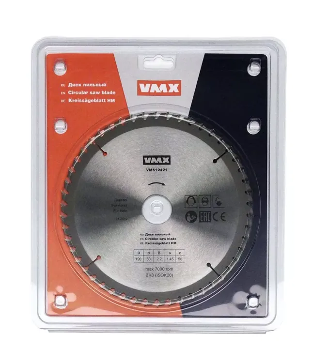 Диск пильный ф190х30 z50 дерево VMX 512421 купить в Челябинске