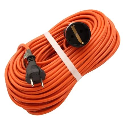 Удлинитель-шнур силовой Сибртех 30 м, 6А, тип УХз6, ПВС, 1 розетка без заземления 95813 купить в Челябинске