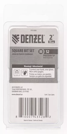 Бита S2x50, 5 шт. Denzel 7711325 купить в Челябинске