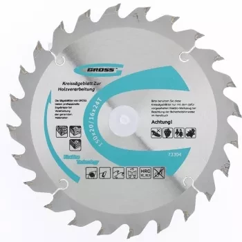 Пильный диск по дереву 150 x 20/16 x 24Т GROSS 73304 купить в Челябинске
