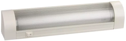 Светильник люминесцентный СВЕТОЗАР модель &quot;СЛУ-110&quot; с плафоном и выключателем, угловой, лампа Т8, 402x54x74мм, 10Вт SV-57587-10 купить в Челябинске