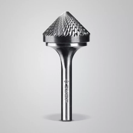 Зубр Твердосплавная борфреза K - зенкер с вершиной 90°, 25 х 12 мм (28809-25-12) купить в Челябинске