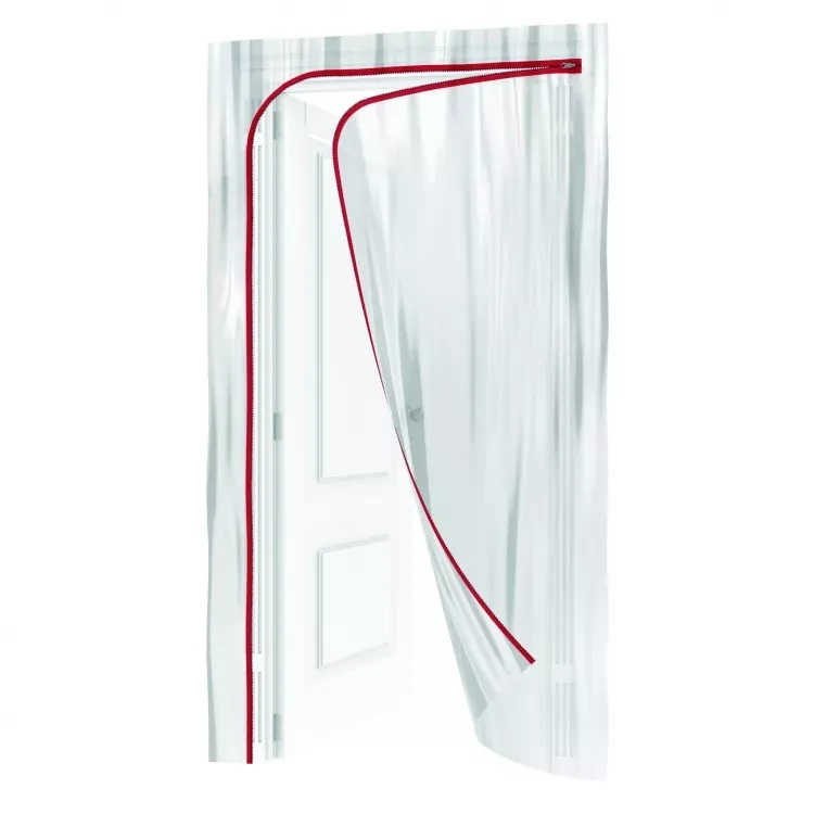 Пленочная дверь на молнии типа L 220x120cm с малярной лентой 2,5смх10м Matrix 88758 купить в Челябинске