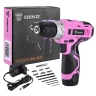 Дрель аккумуляторная DEKO GCD12DU3 PINK SET2 + оснастка 13 шт, 063-4171 купить в Челябинске