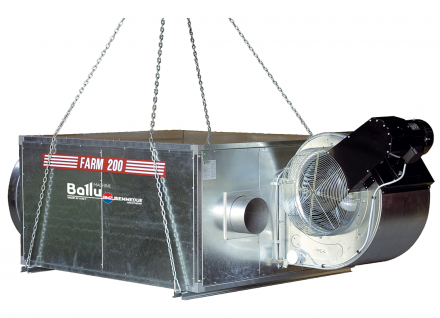 Подвесной газовый теплогенератор BALLU FARM 150 T/C METANO купить в Челябинске