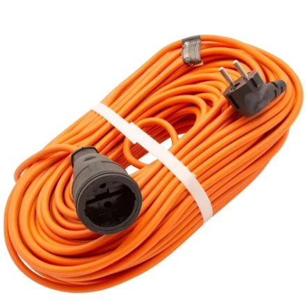 Удлинитель-шнур силовой 50 м Сибртех 95825, 16А, тип УХ16, ПВС, 1 розетка без заземления купить в Челябинске